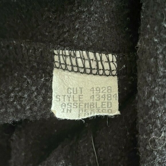 Vintage 90's Patagonia Capilene Black Fleece Womens Sz M 1/4 Zip Pullover - Picture 6 of 7